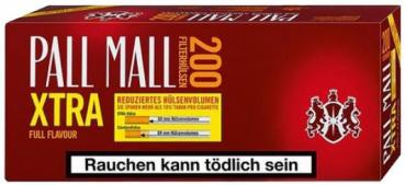 Pall Mall RED FF XTRA Zigaretten Hülsen 200er